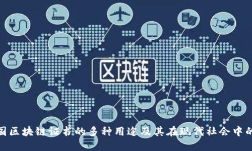 探索美国区块链证书的多种用途及其在现代社会中的重要性